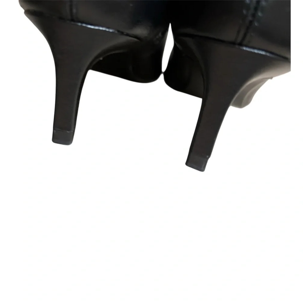 Zara | Shiny Black Over the Knee Boots